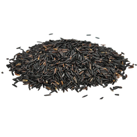 Organic black rice in bulk