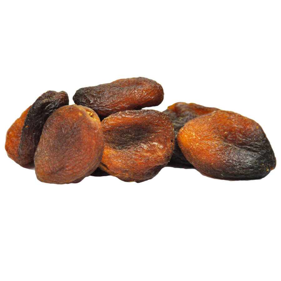Organic dried apricots in bulk
